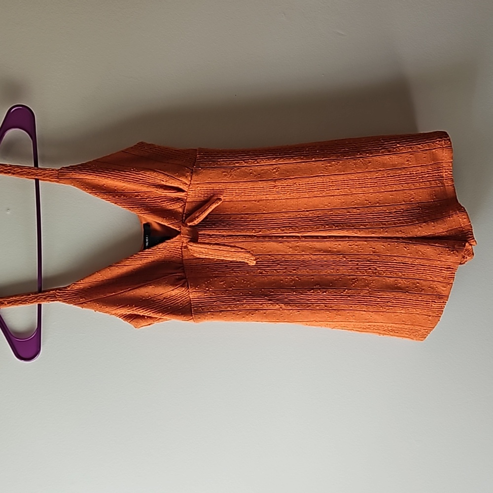 Forever 21 orange romper